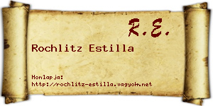 Rochlitz Estilla névjegykártya